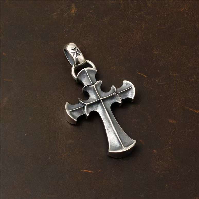 Chrome Hearts Cross Ring - Gothic 925 Sterling Silver Jewelry | David Studio