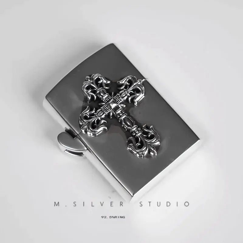 Chrome Hearts Cross Ring - Gothic 925 Sterling Silver Jewelry | David Studio