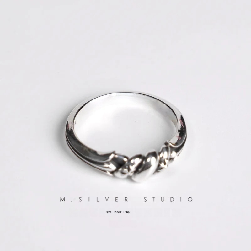 Chrome Hearts Cross Ring - Gothic 925 Sterling Silver Jewelry | David Studio