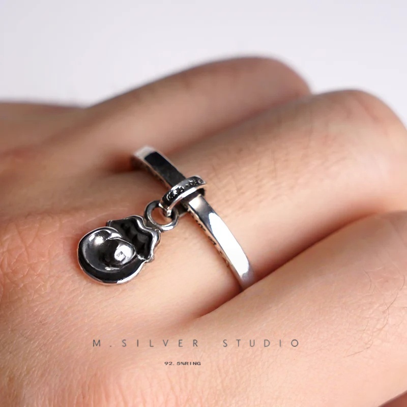 Chrome Hearts Cross Ring - Gothic 925 Sterling Silver Jewelry | David Studio