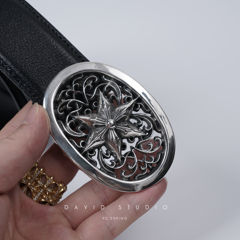 Chrome Hearts Cross Ring - Gothic 925 Sterling Silver Jewelry | David Studio