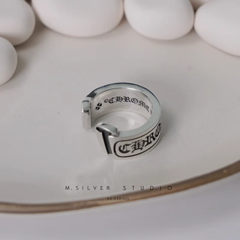 Chrome Hearts Cross Ring - Gothic 925 Sterling Silver Jewelry | David Studio