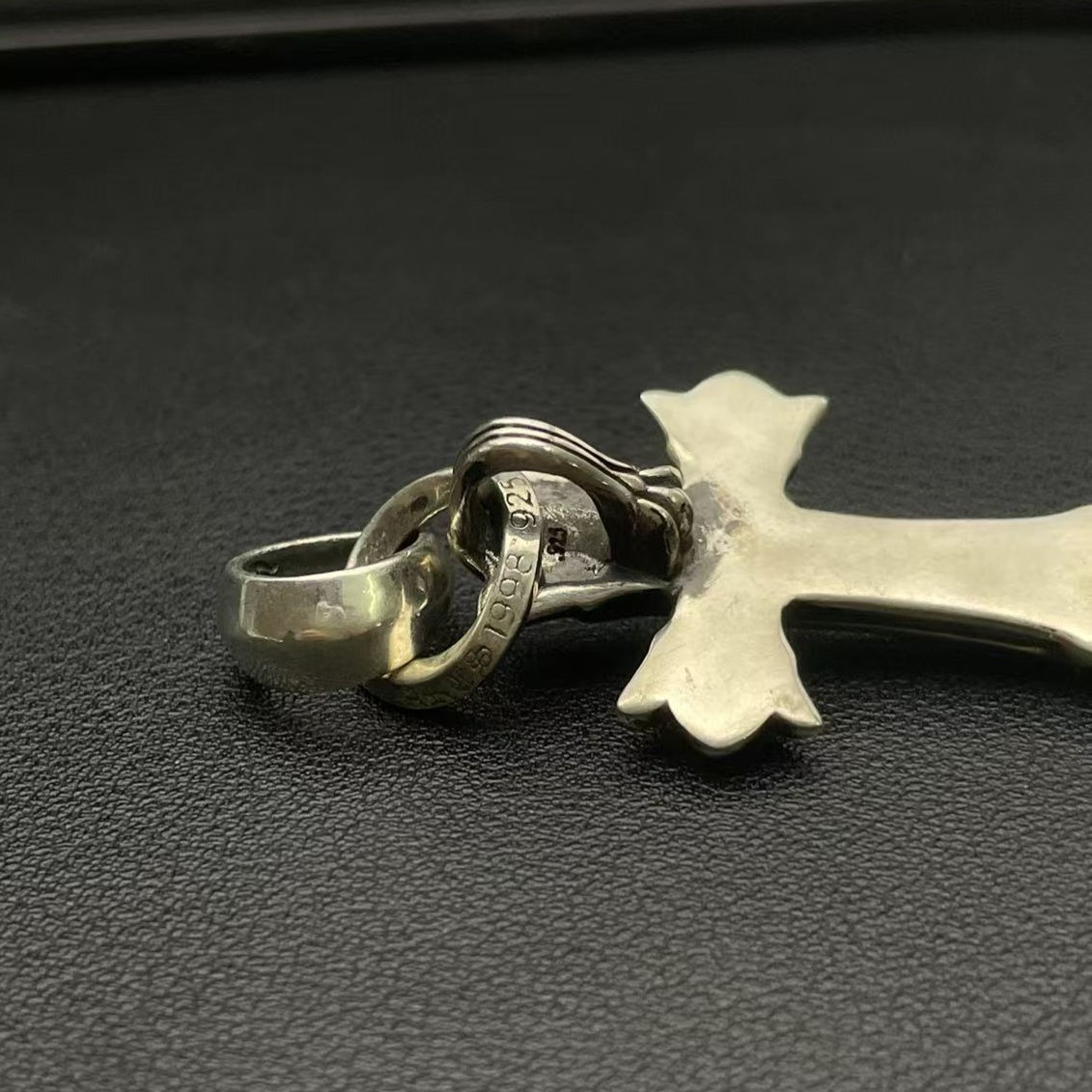 Chrome Hearts Cross Ring - Gothic 925 Sterling Silver Jewelry | David Studio