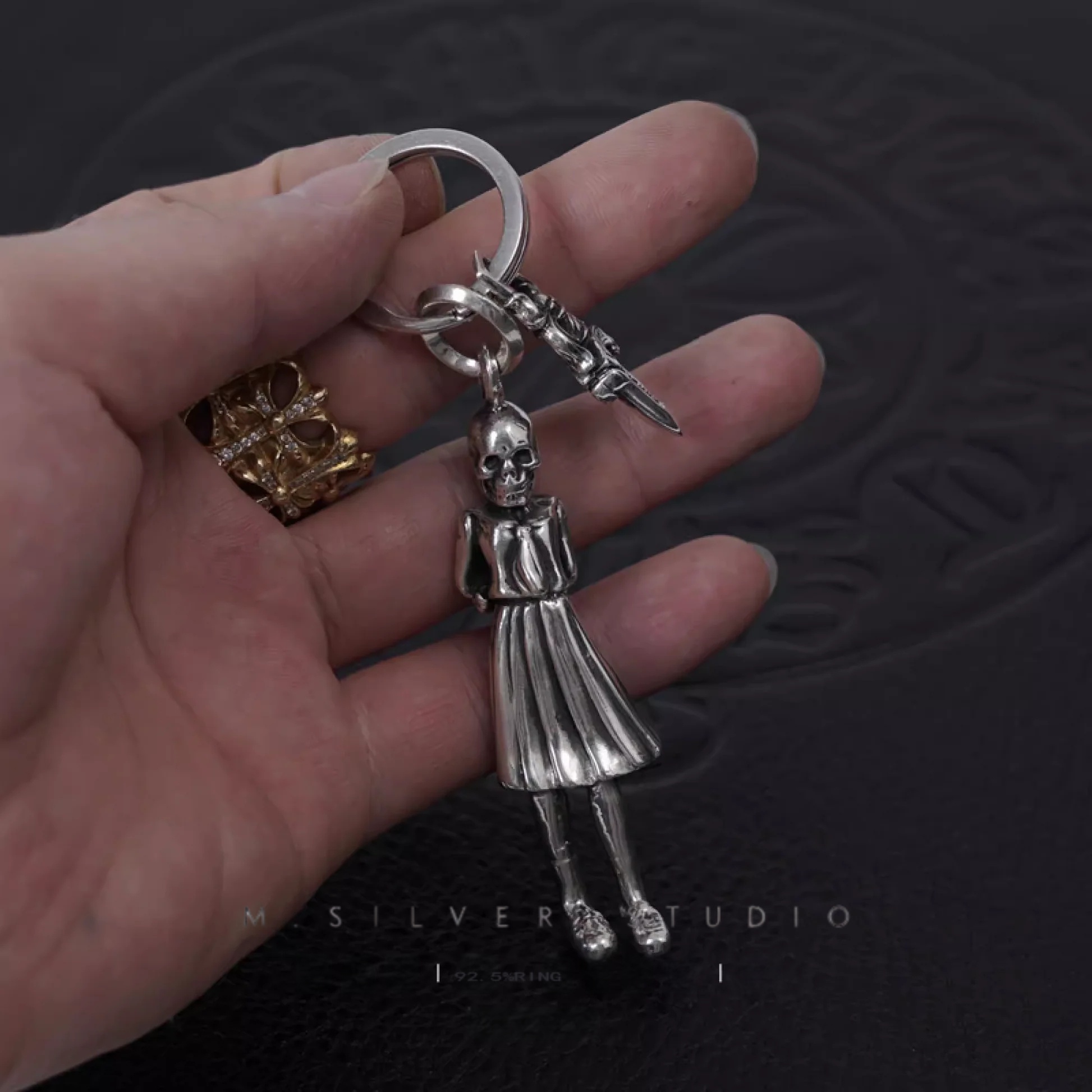 Chrome Hearts Cross Ring - Gothic 925 Sterling Silver Jewelry | David Studio