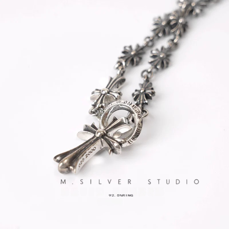 Chrome Hearts Cross Ring - Gothic 925 Sterling Silver Jewelry | David Studio