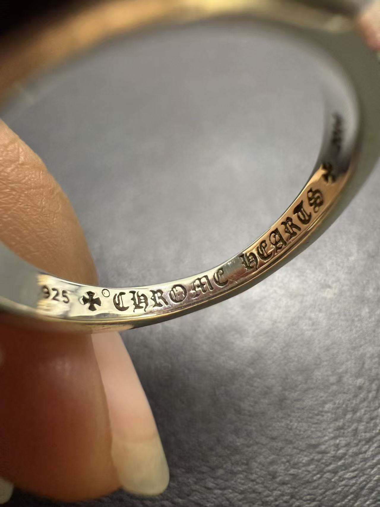 Chrome Hearts Cross Ring - Gothic 925 Sterling Silver Jewelry | David Studio