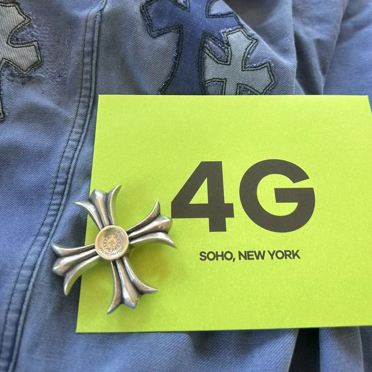 Chrome Hearts Cross Ring - Gothic 925 Sterling Silver Jewelry | David Studio