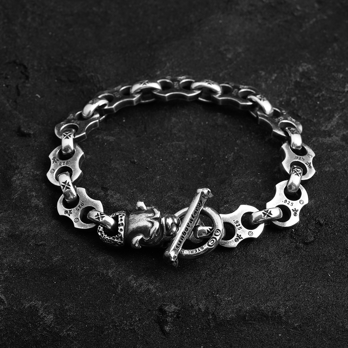 Chrome Hearts Cross Ring - Gothic 925 Sterling Silver Jewelry | David Studio