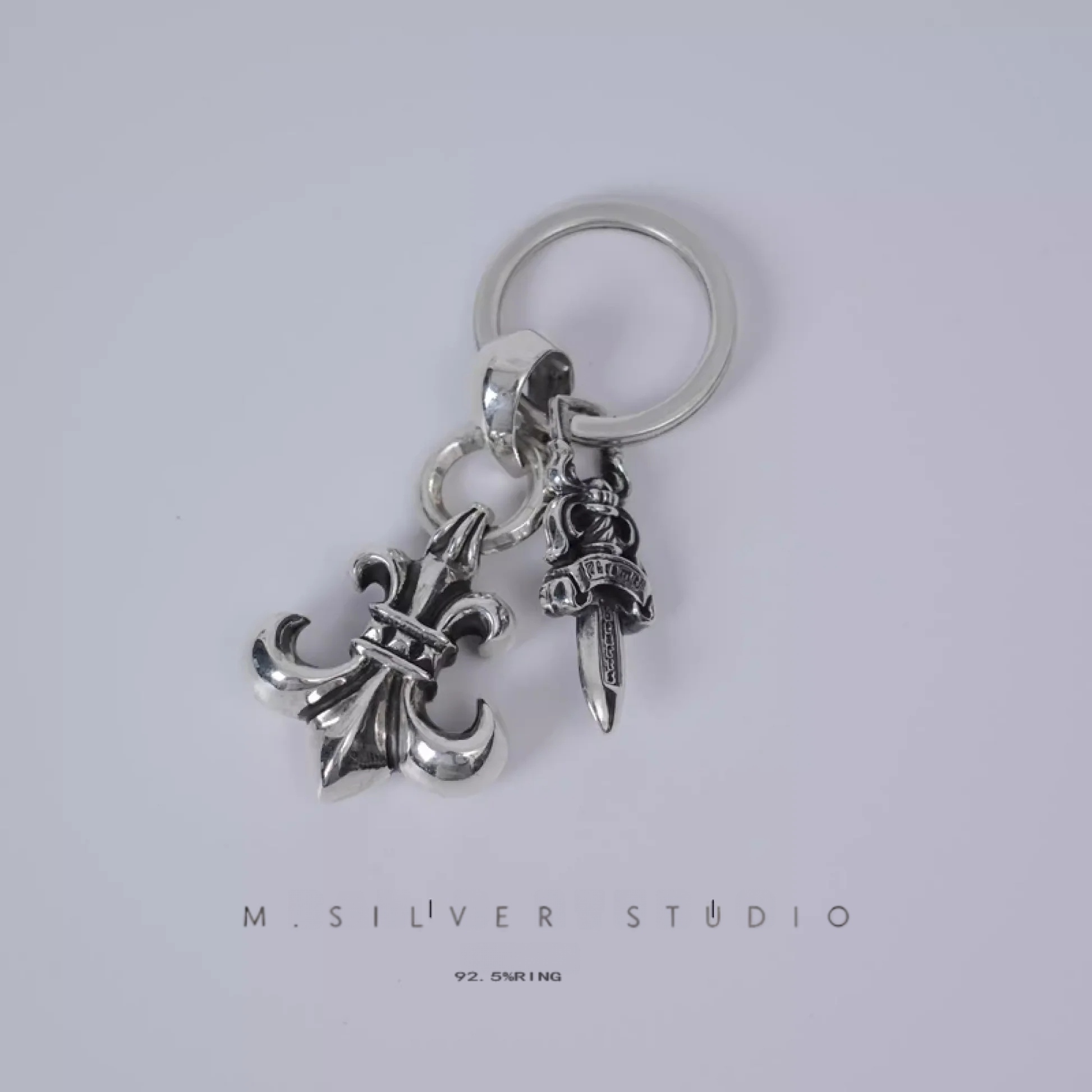 Chrome Hearts Cross Ring - Gothic 925 Sterling Silver Jewelry | David Studio