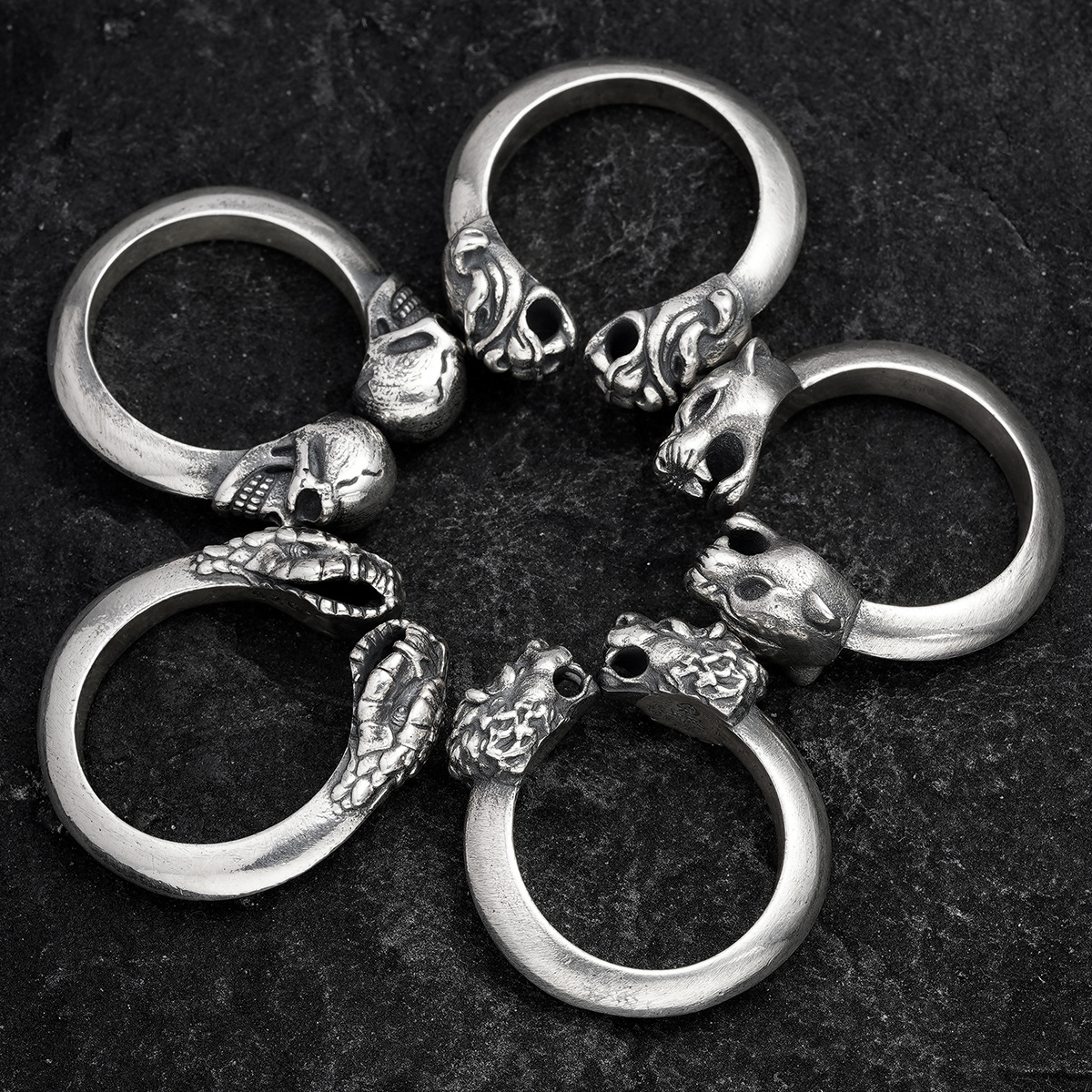 Chrome Hearts Cross Ring - Gothic 925 Sterling Silver Jewelry | David Studio