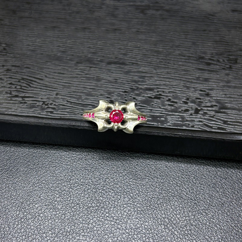 Chrome Hearts Cross Ring - Gothic 925 Sterling Silver Jewelry | David Studio