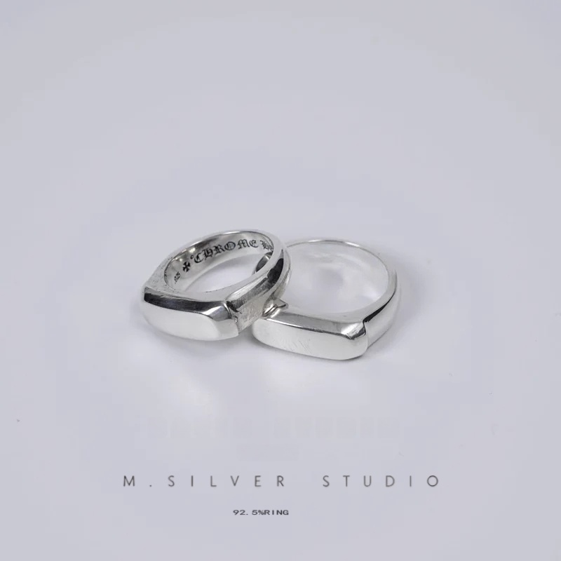 Chrome Hearts Cross Ring - Gothic 925 Sterling Silver Jewelry | David Studio