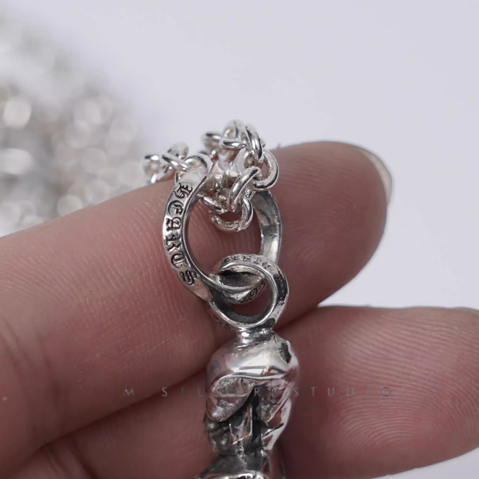 Chrome Hearts Cross Ring - Gothic 925 Sterling Silver Jewelry | David Studio