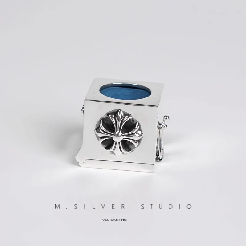 Chrome Hearts Cross Ring - Gothic 925 Sterling Silver Jewelry | David Studio