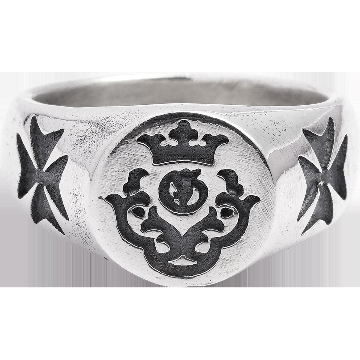 Chrome Hearts Cross Ring - Gothic 925 Sterling Silver Jewelry | David Studio