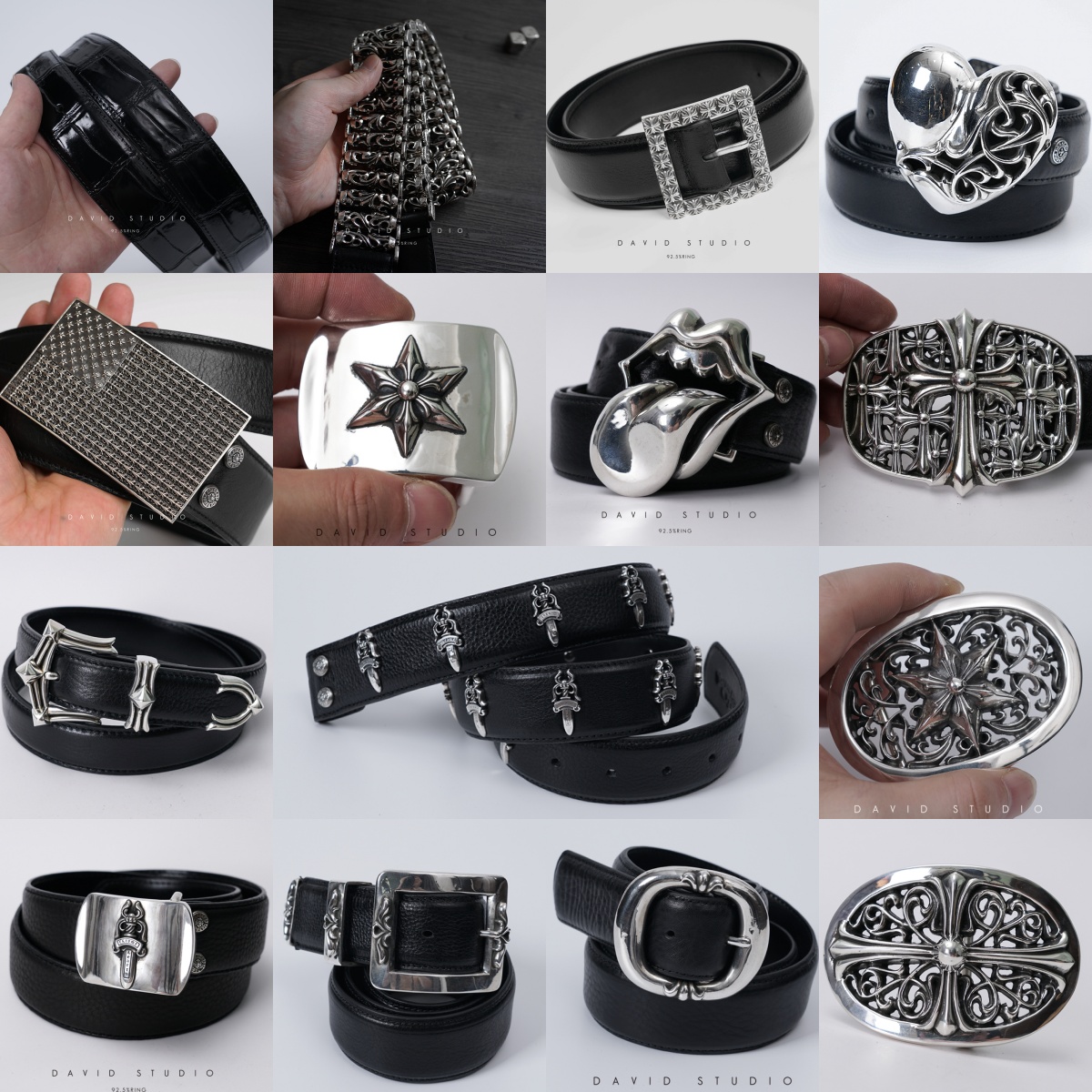 Chrome Hearts Cross Ring - Gothic 925 Sterling Silver Jewelry | David Studio