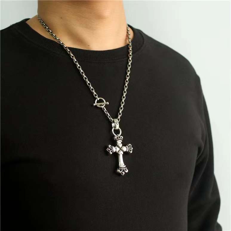 Chrome Hearts Cross Ring - Gothic 925 Sterling Silver Jewelry | David Studio