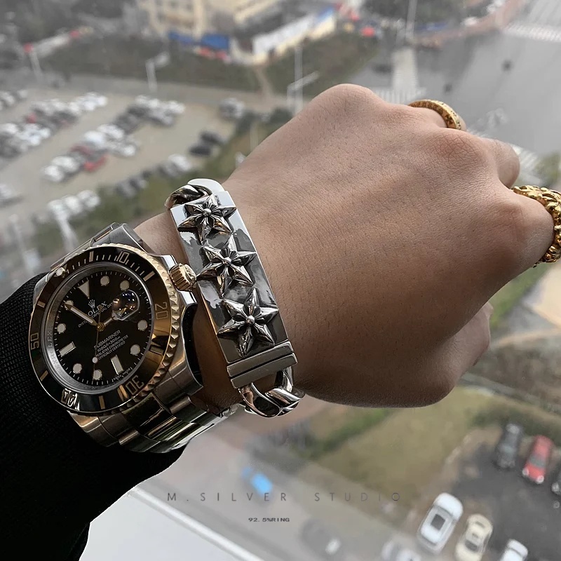 Chrome Hearts Cross Ring - Gothic 925 Sterling Silver Jewelry | David Studio