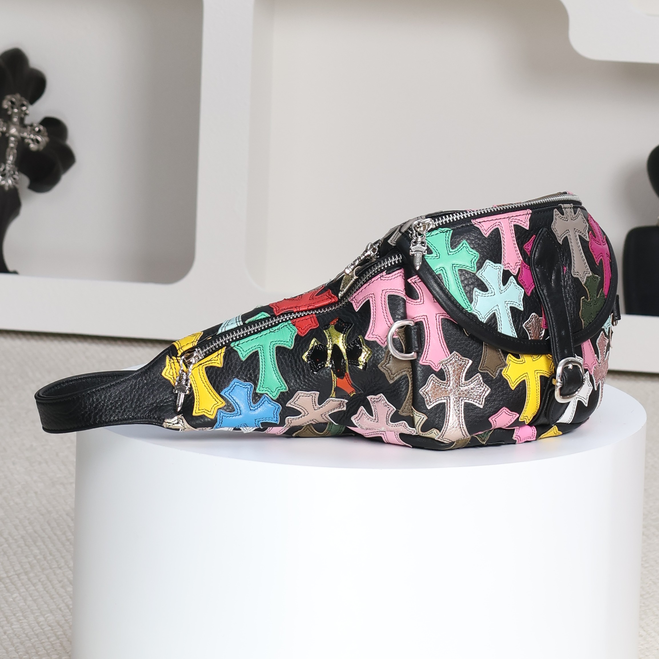 Chrome Hearts Cross Ring - Gothic 925 Sterling Silver Jewelry | David Studio