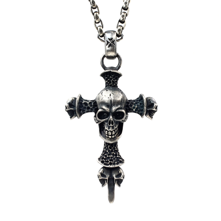 Chrome Hearts Cross Ring - Gothic 925 Sterling Silver Jewelry | David Studio