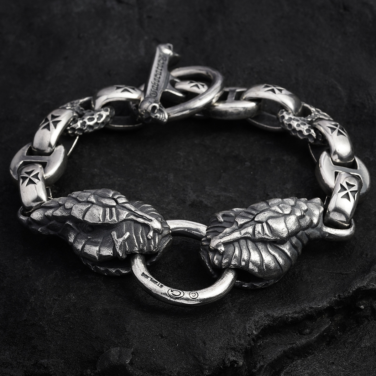 Chrome Hearts Cross Ring - Gothic 925 Sterling Silver Jewelry | David Studio