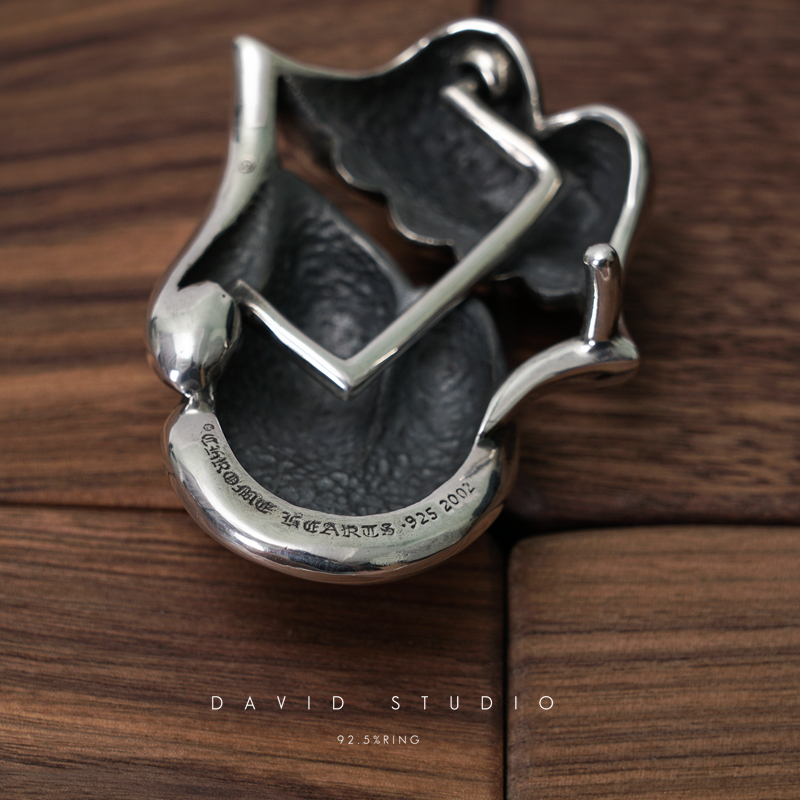 Chrome Hearts Cross Ring - Gothic 925 Sterling Silver Jewelry | David Studio