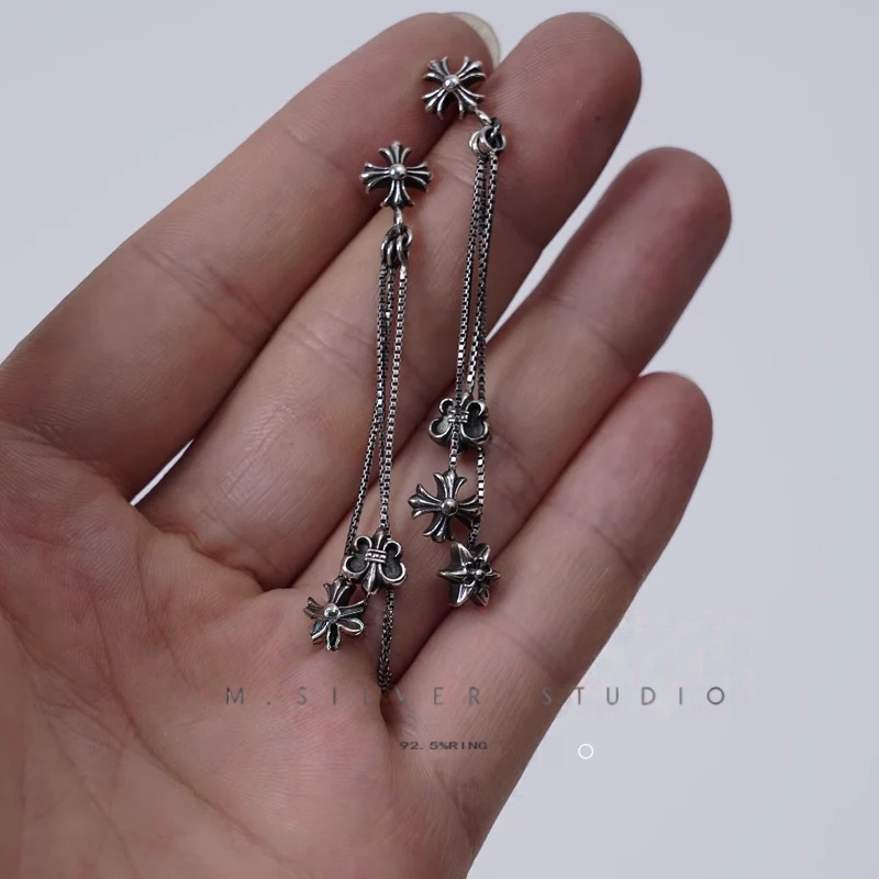 Chrome Hearts Cross Ring - Gothic 925 Sterling Silver Jewelry | David Studio