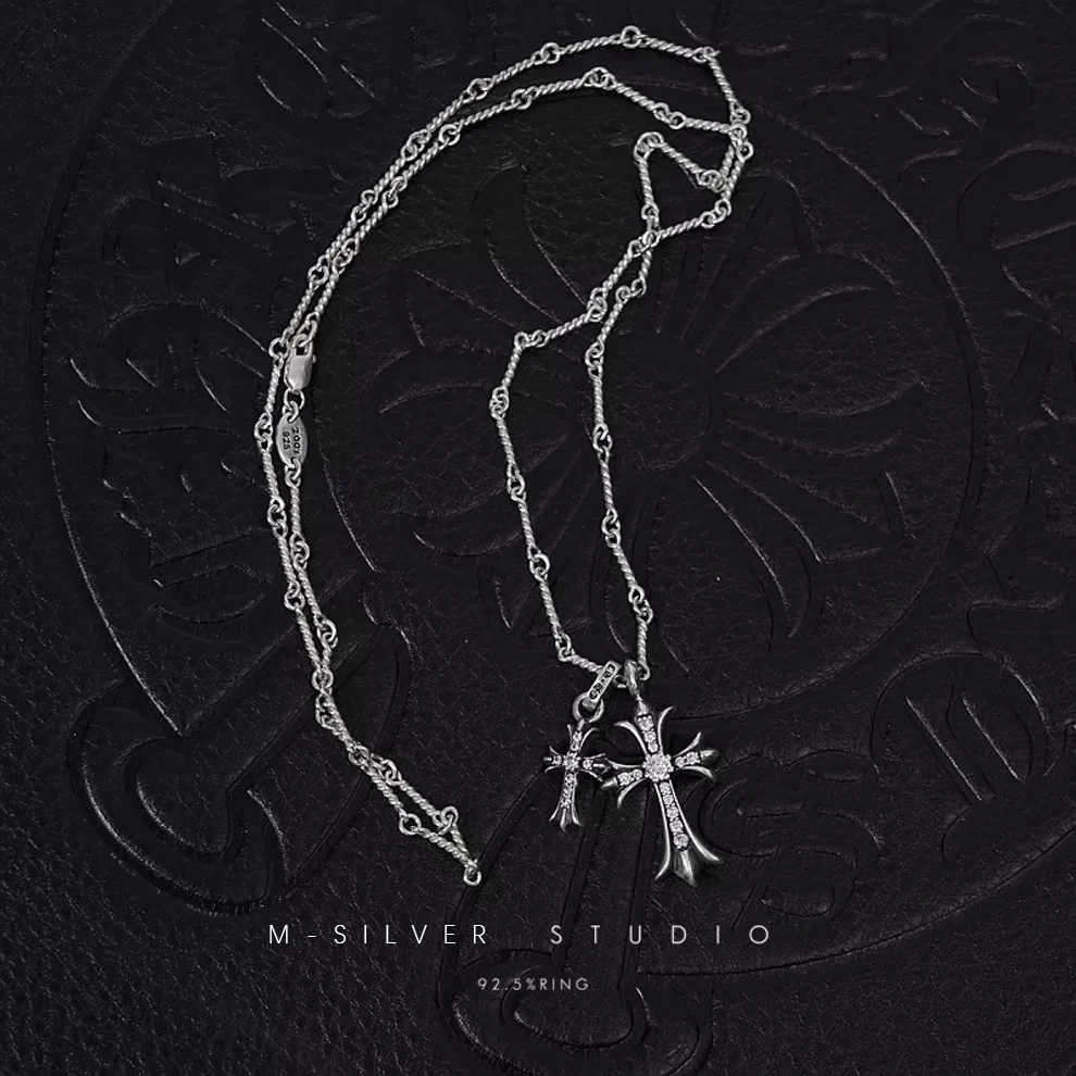 Chrome Hearts Cross Ring - Gothic 925 Sterling Silver Jewelry | David Studio