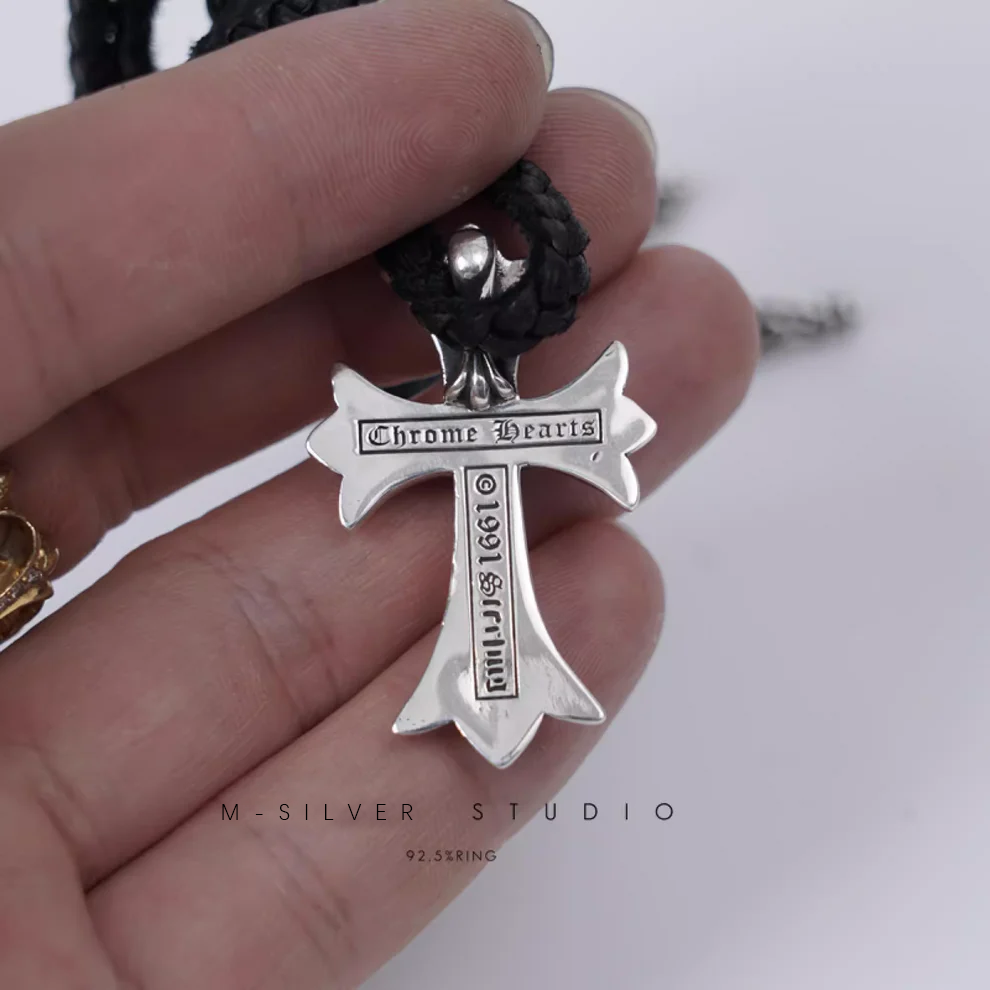 Chrome Hearts Cross Ring - Gothic 925 Sterling Silver Jewelry | David Studio