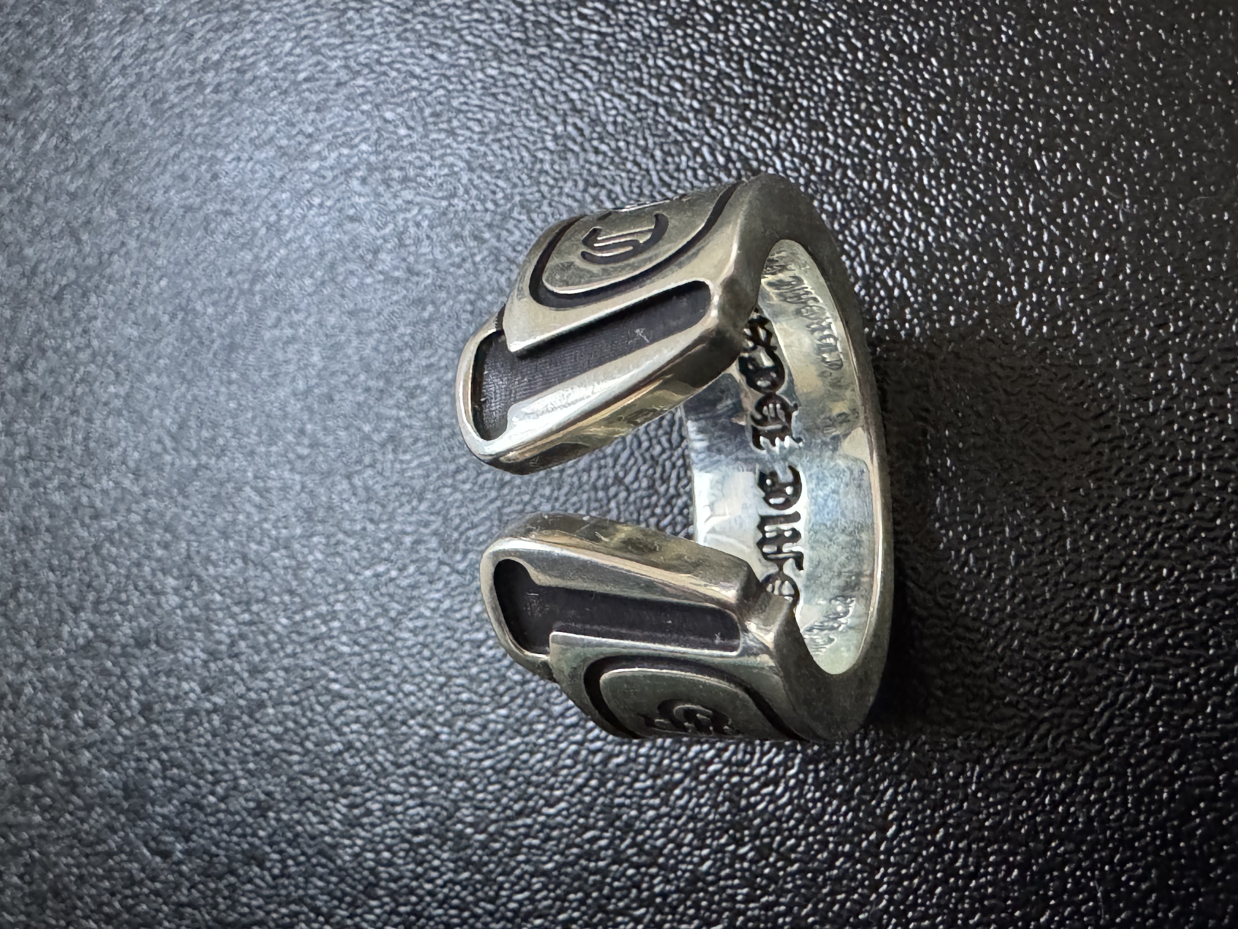 Chrome Hearts Cross Ring - Gothic 925 Sterling Silver Jewelry | David Studio