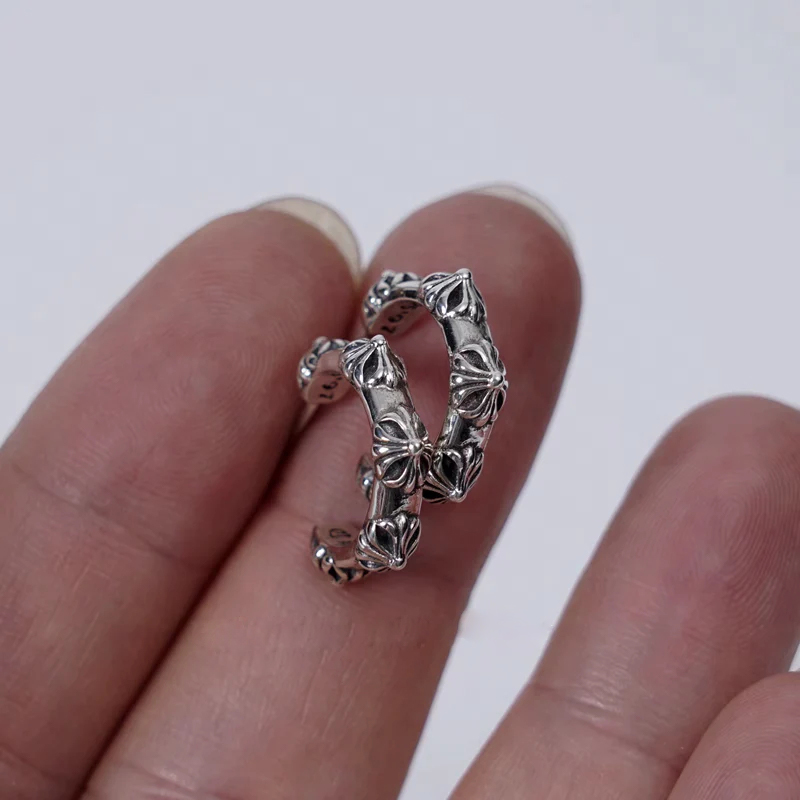 Chrome Hearts Cross Ring - Gothic 925 Sterling Silver Jewelry | David Studio