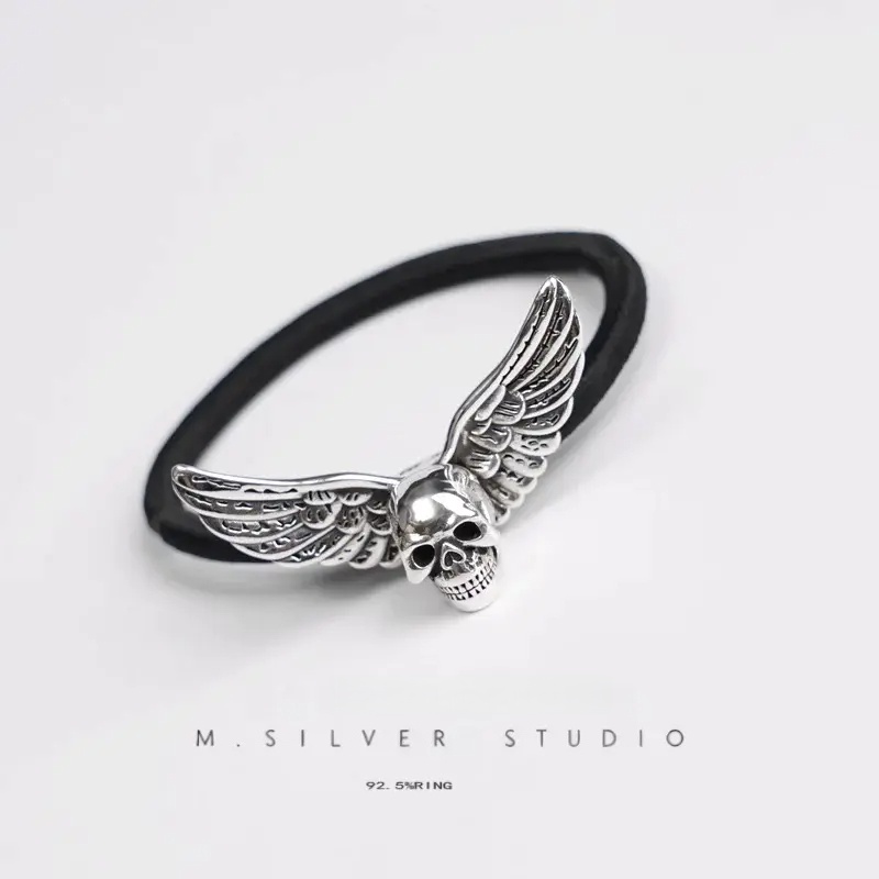 Chrome Hearts Cross Ring - Gothic 925 Sterling Silver Jewelry | David Studio