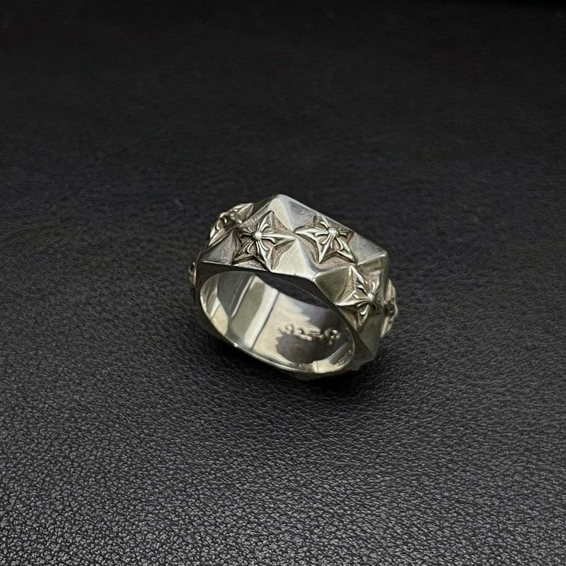 Chrome Hearts Cross Ring - Gothic 925 Sterling Silver Jewelry | David Studio