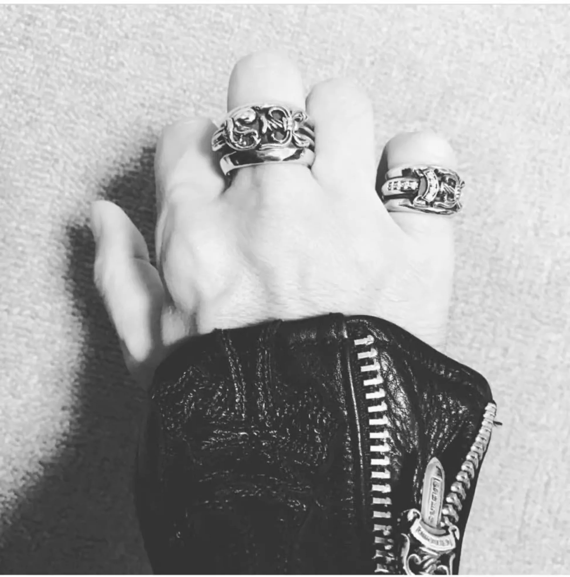 Chrome Hearts Cross Ring - Gothic 925 Sterling Silver Jewelry | David Studio