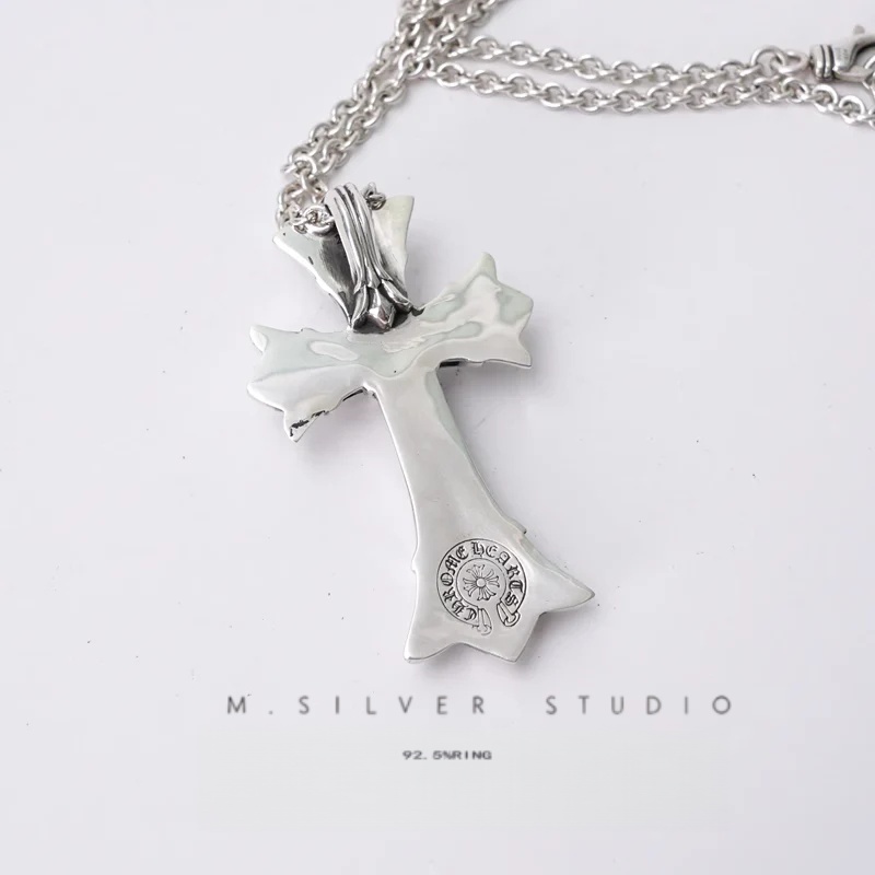 Chrome Hearts Cross Ring - Gothic 925 Sterling Silver Jewelry | David Studio