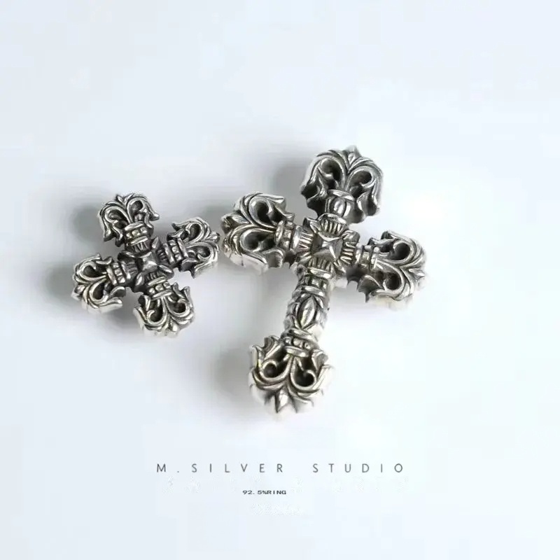 Chrome Hearts Cross Ring - Gothic 925 Sterling Silver Jewelry | David Studio