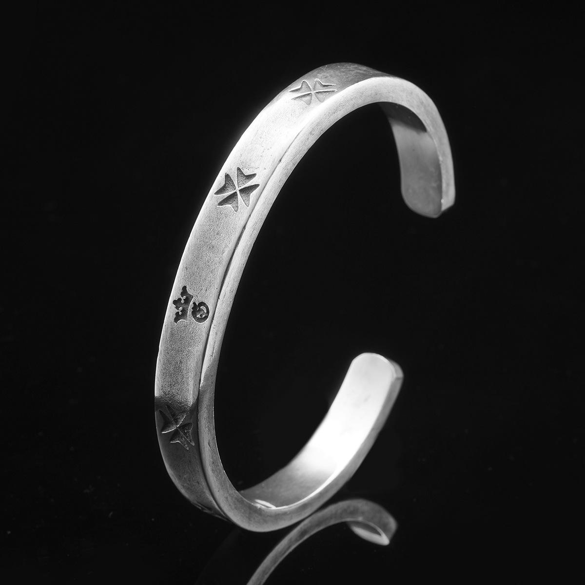 Chrome Hearts Cross Ring - Gothic 925 Sterling Silver Jewelry | David Studio