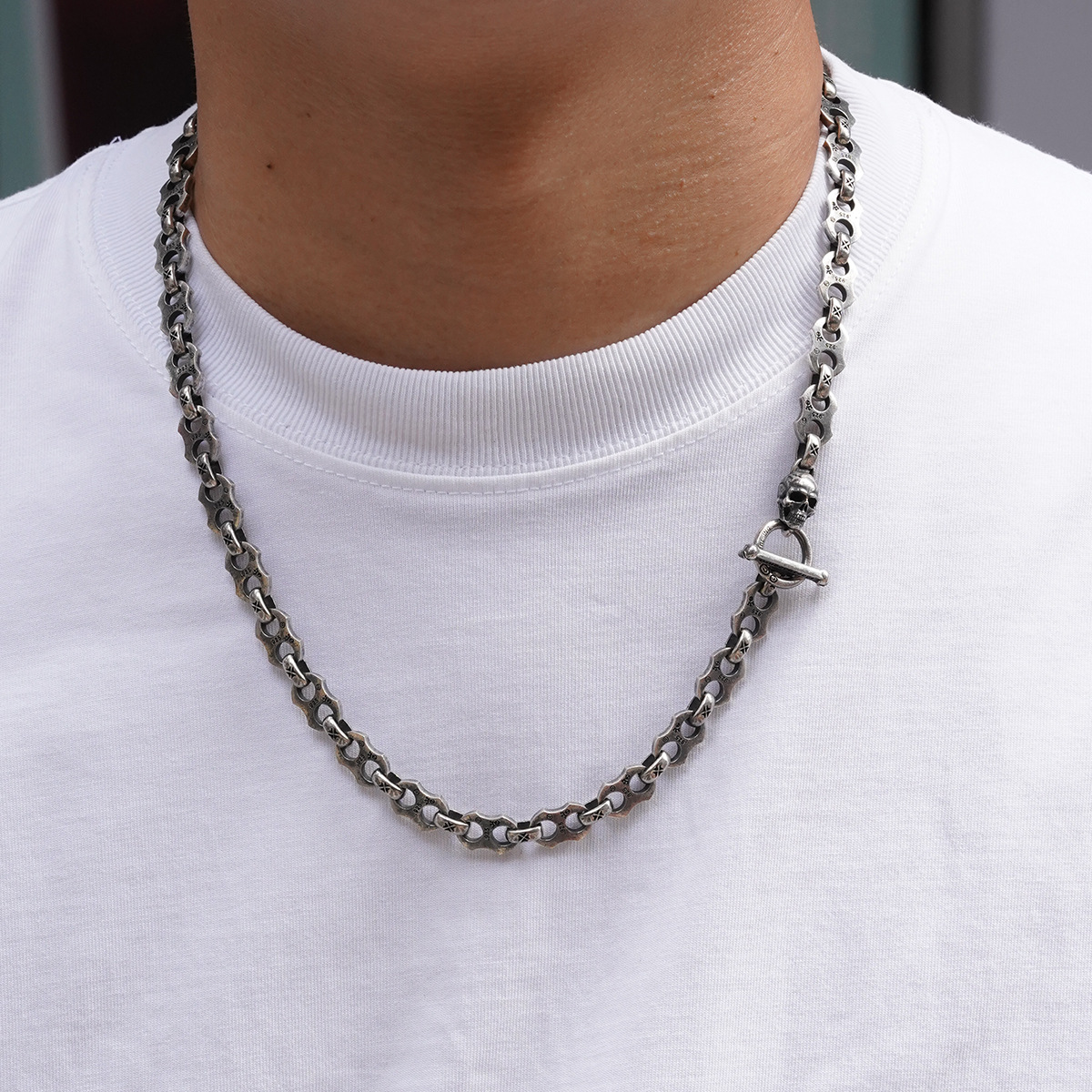 Chrome Hearts Cross Ring - Gothic 925 Sterling Silver Jewelry | David Studio