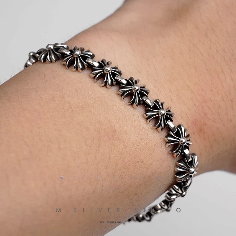 Chrome Hearts Cross Ring - Gothic 925 Sterling Silver Jewelry | David Studio