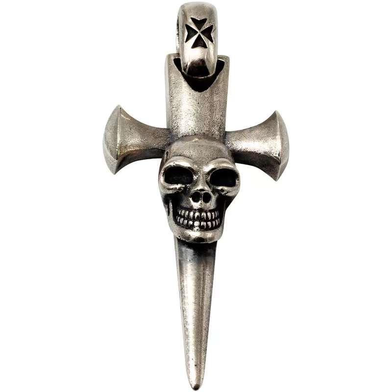 Chrome Hearts Cross Ring - Gothic 925 Sterling Silver Jewelry | David Studio