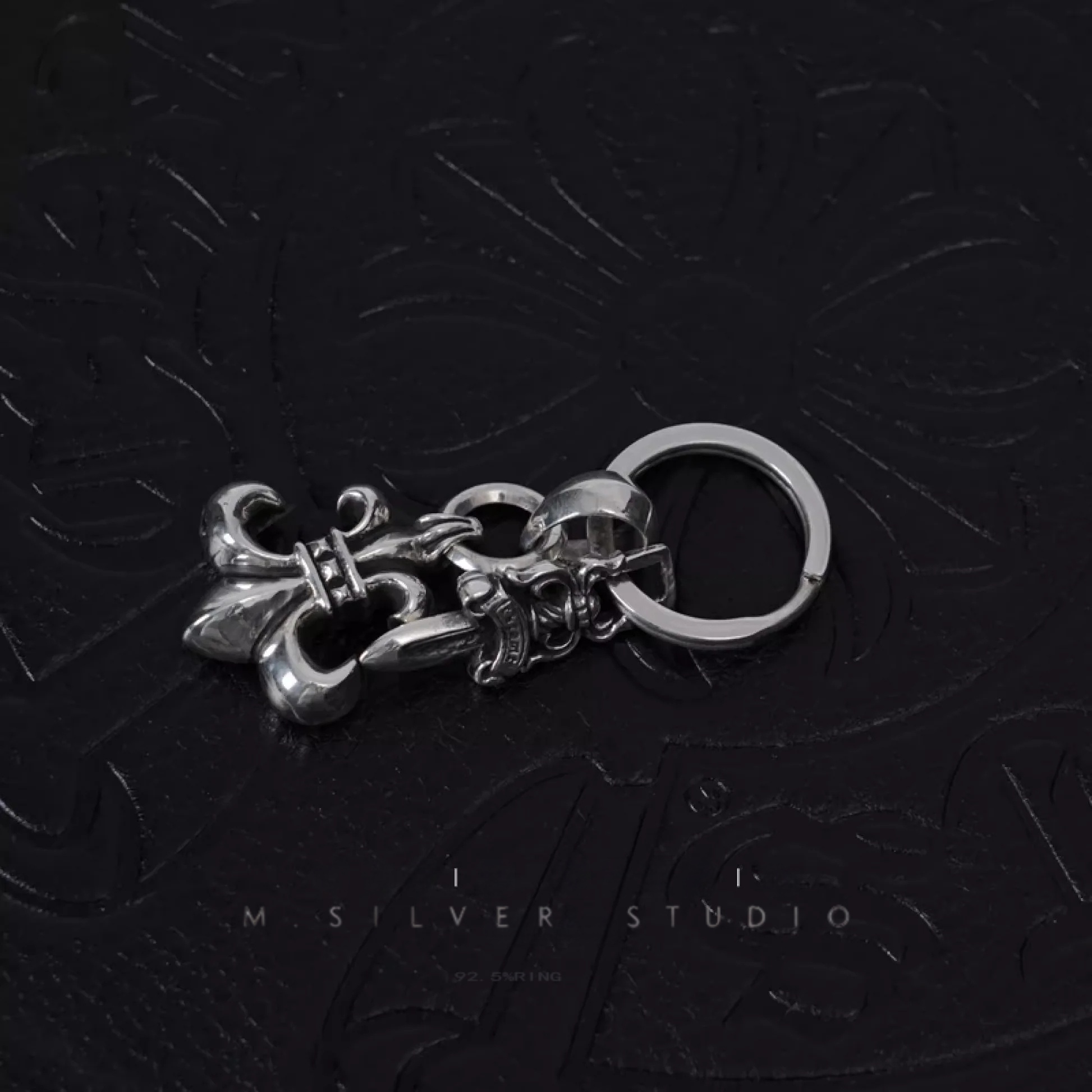 Chrome Hearts Cross Ring - Gothic 925 Sterling Silver Jewelry | David Studio