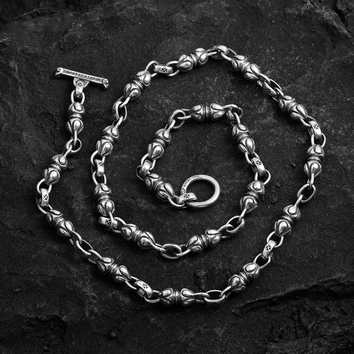 Chrome Hearts Cross Ring - Gothic 925 Sterling Silver Jewelry | David Studio