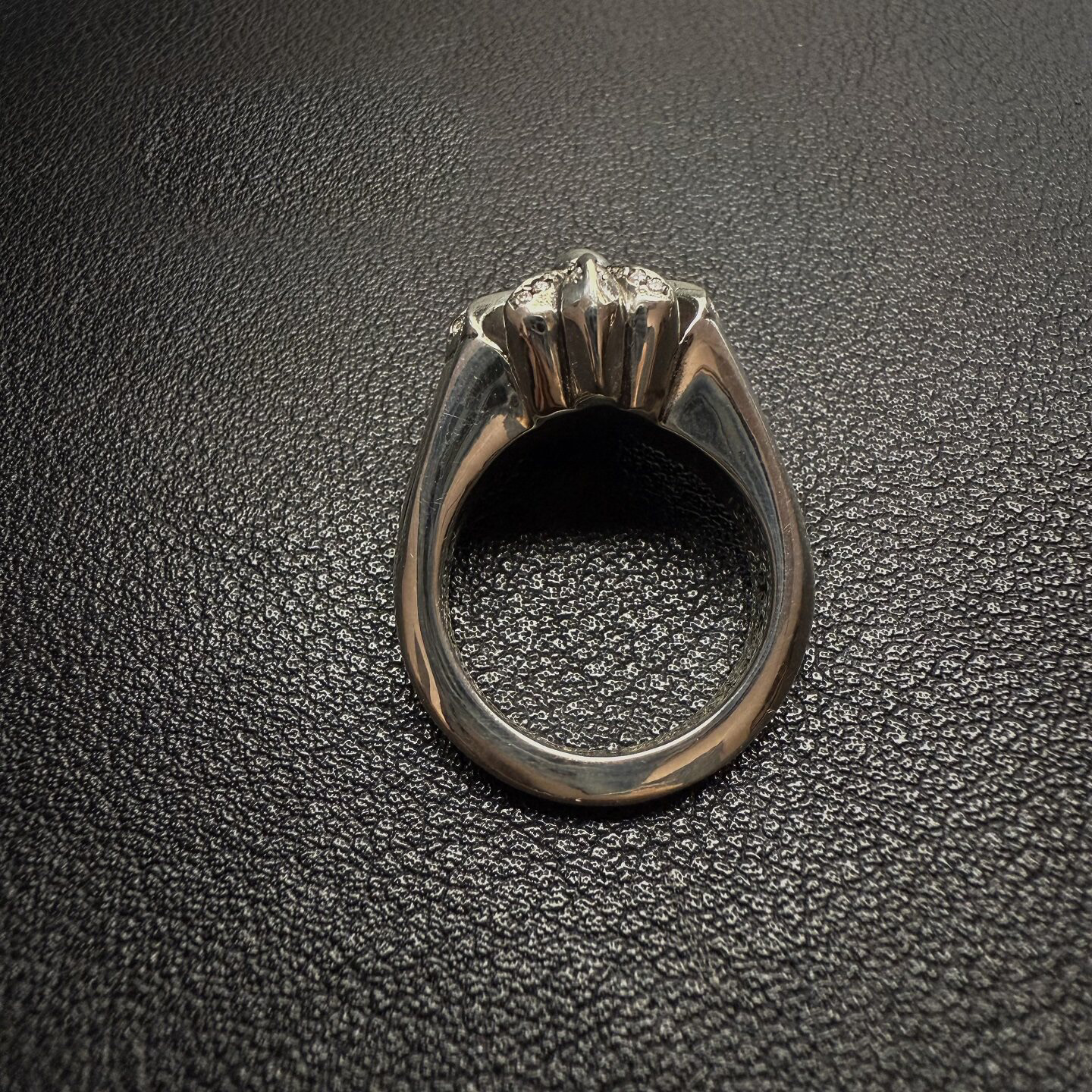 Chrome Hearts Cross Ring - Gothic 925 Sterling Silver Jewelry | David Studio