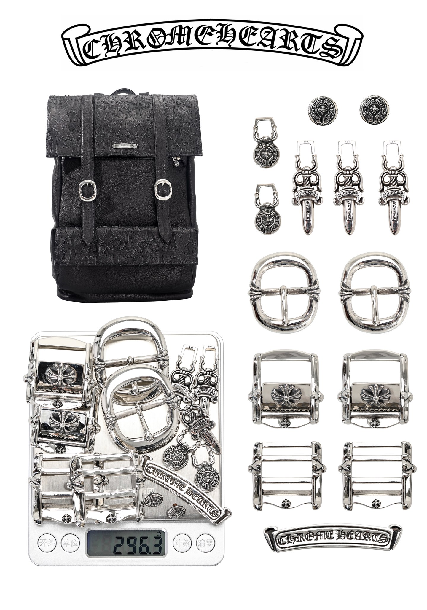 Chrome Hearts Cross Ring - Gothic 925 Sterling Silver Jewelry | David Studio