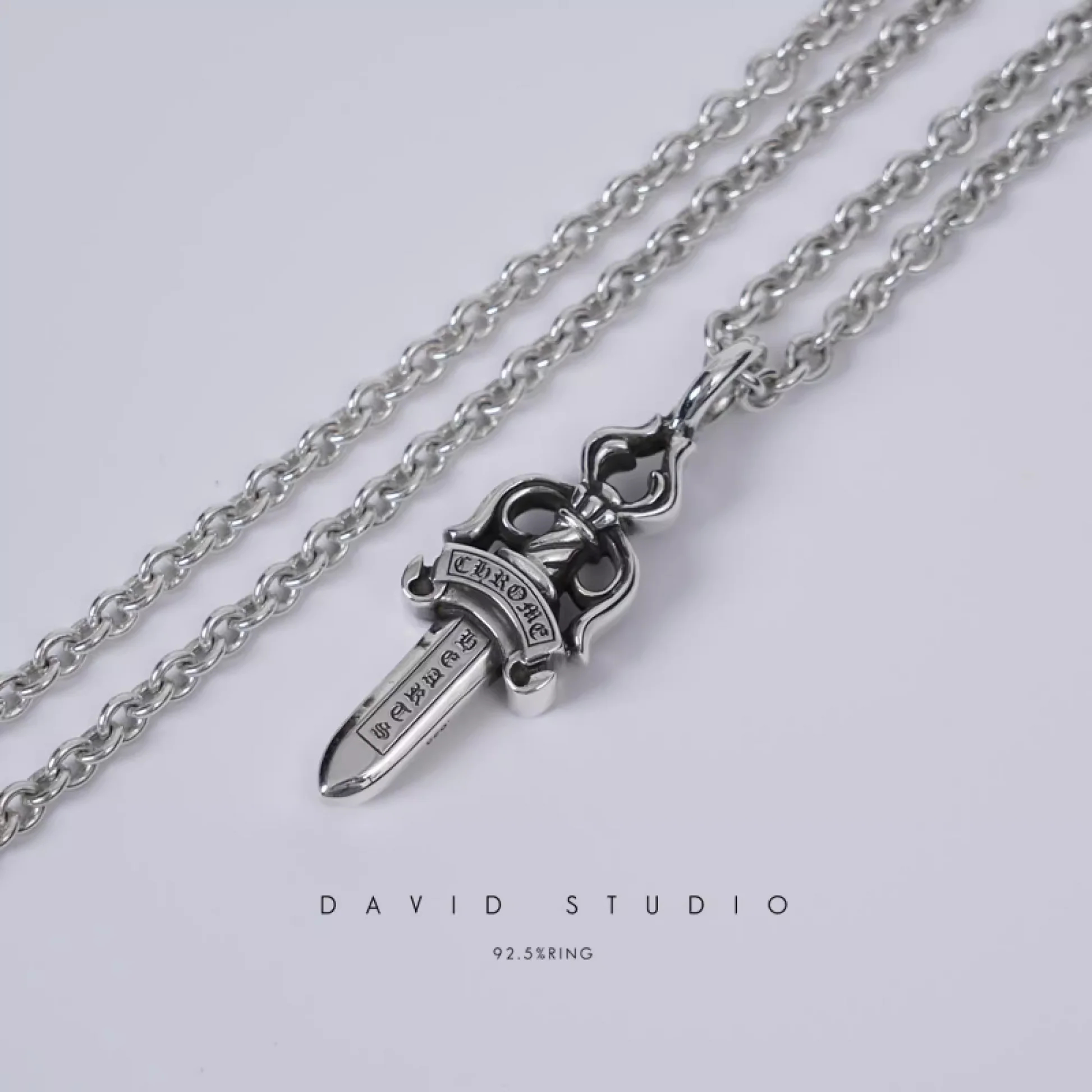 Chrome Hearts Cross Ring - Gothic 925 Sterling Silver Jewelry | David Studio