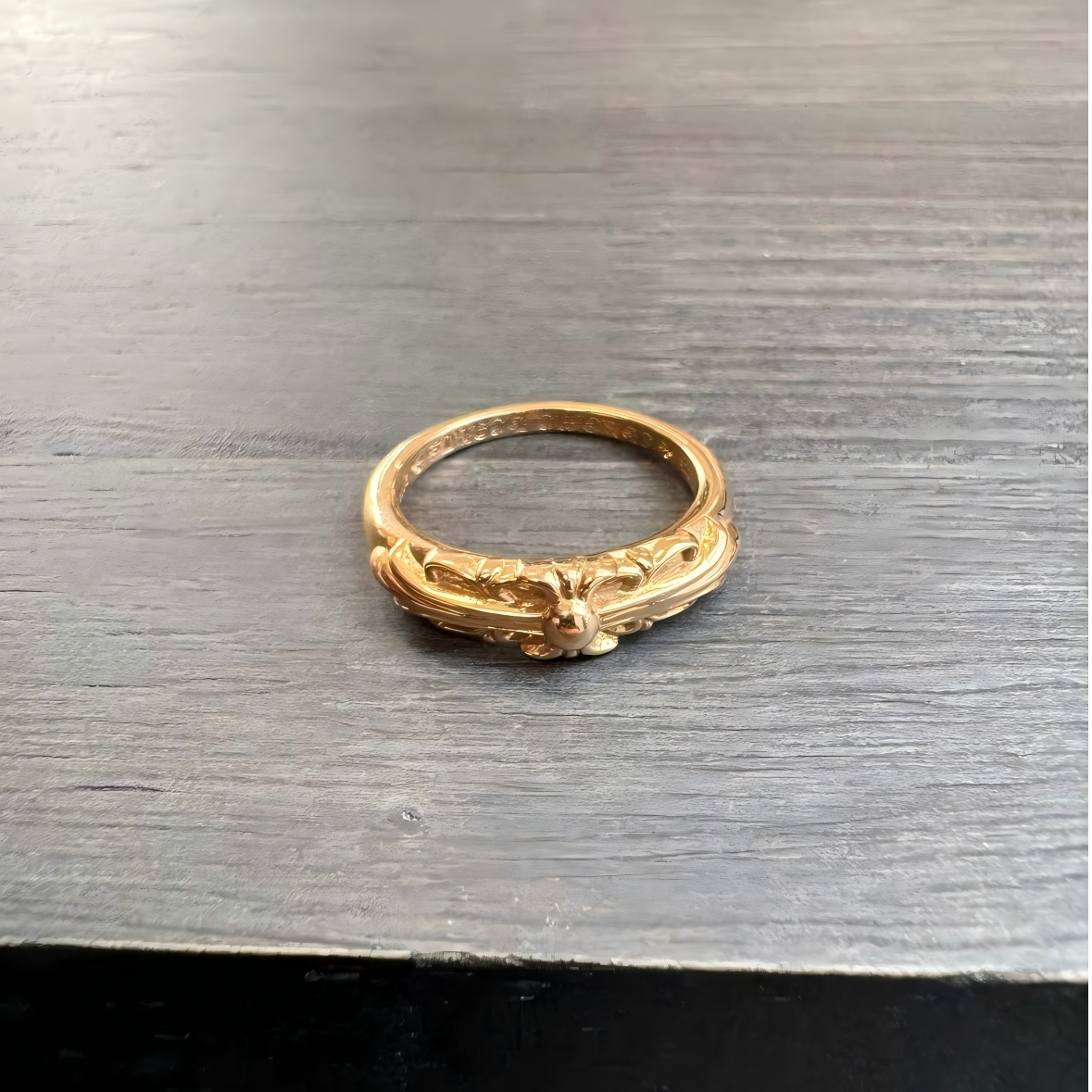 Chrome Hearts Cross Ring - Gothic 925 Sterling Silver Jewelry | David Studio