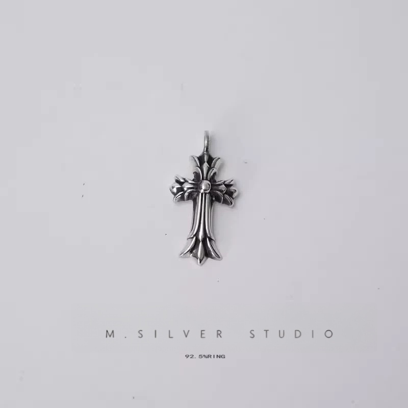 Chrome Hearts Cross Ring - Gothic 925 Sterling Silver Jewelry | David Studio