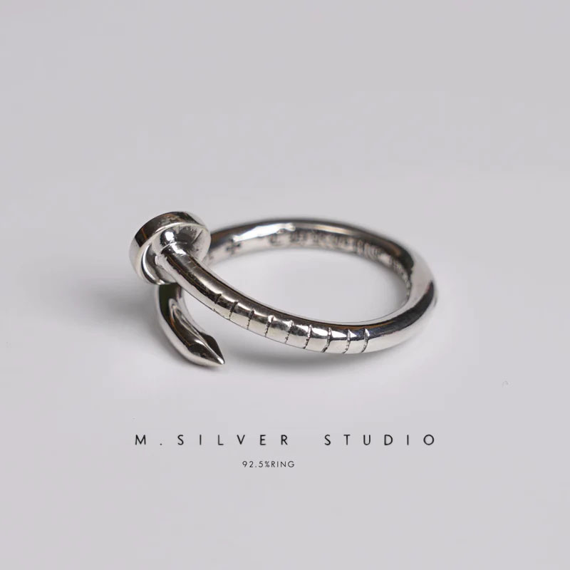 Chrome Hearts Cross Ring - Gothic 925 Sterling Silver Jewelry | David Studio