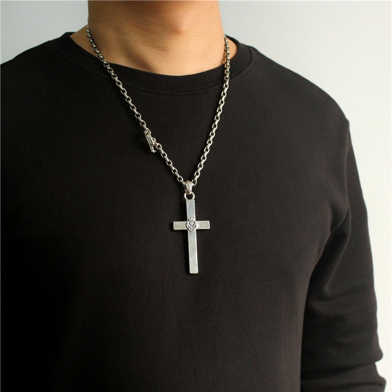 Chrome Hearts Cross Ring - Gothic 925 Sterling Silver Jewelry | David Studio