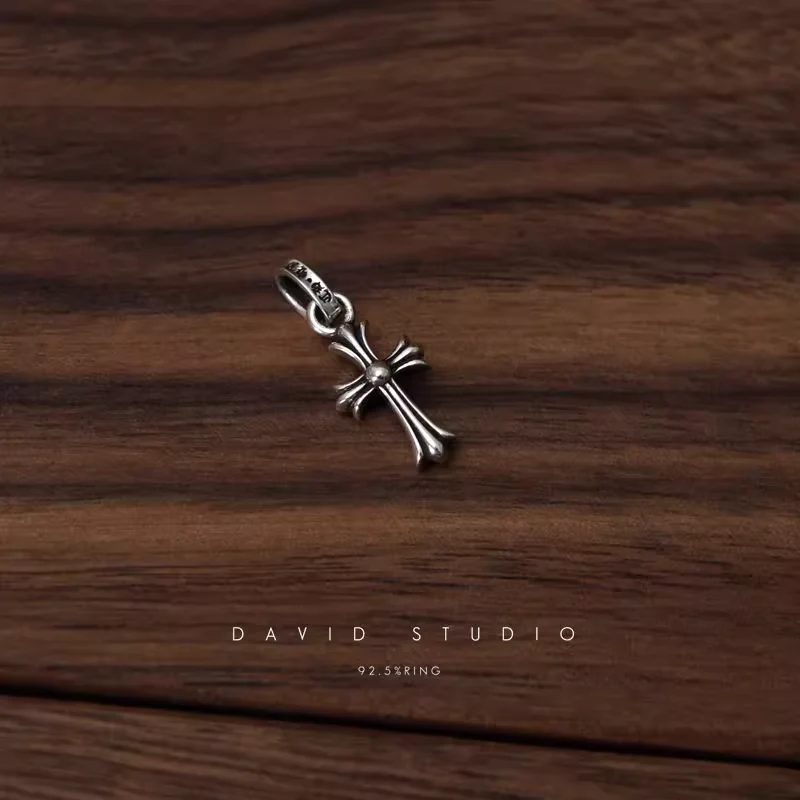 Chrome Hearts Cross Ring - Gothic 925 Sterling Silver Jewelry | David Studio
